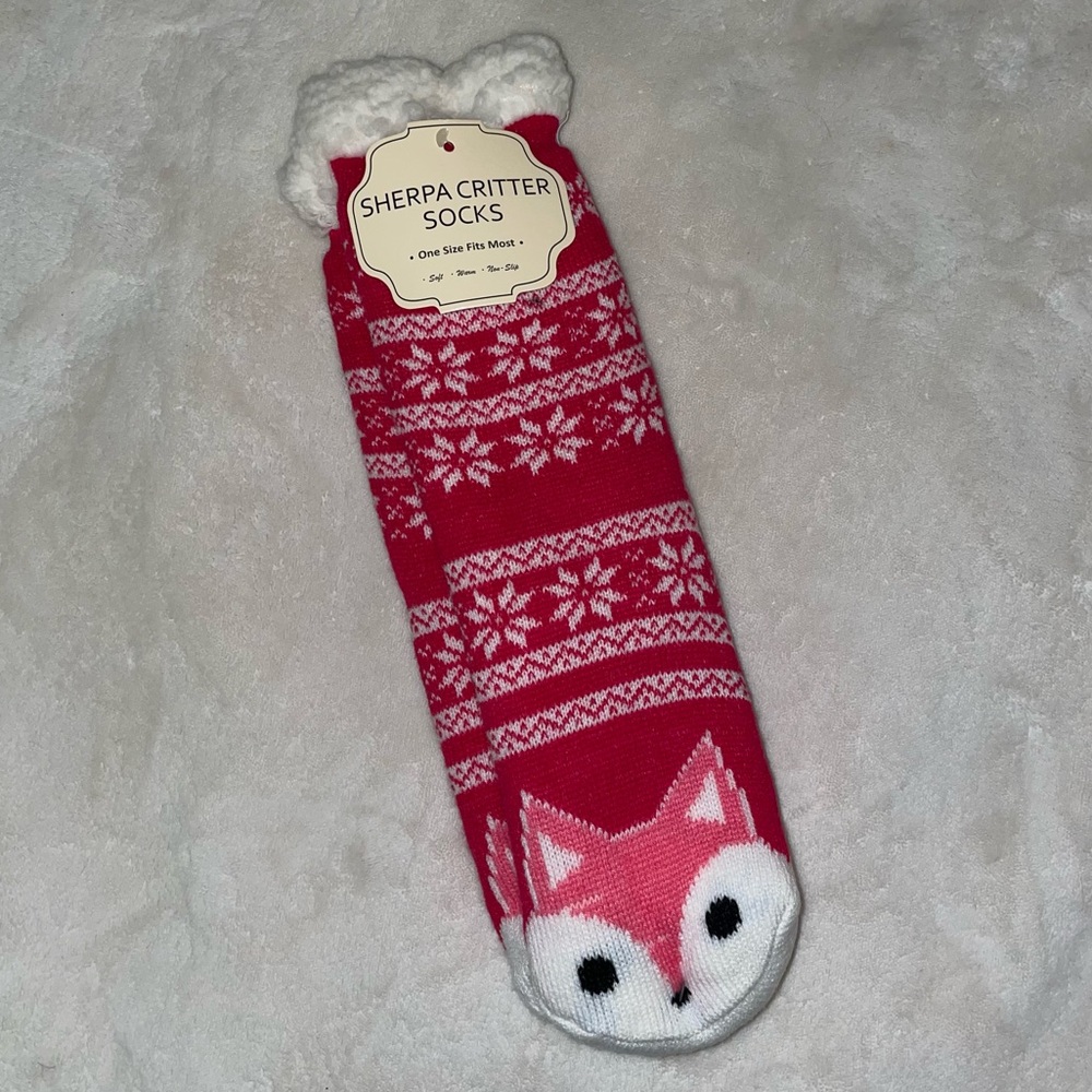 Sherpa Critter Socks | One Size